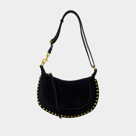 Sac Porté Épaule Oskan Moon Gz - Isabel Marant - Cuir - Noir