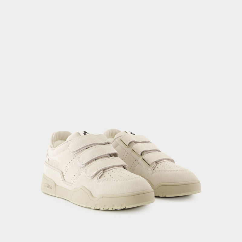 Sneakers Oney Low - Isabel Marant - Cuir - Orange