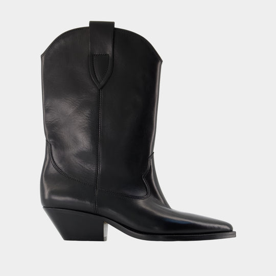 Bottes Duerto - Isabel Marant - Cuir - Noir