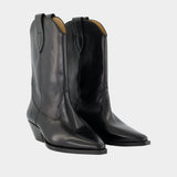 Bottes Duerto - Isabel Marant - Cuir - Noir