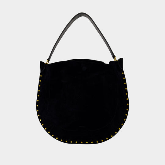 Sac Porté Épaule Oskan - Isabel Marant - Cuir - Noir