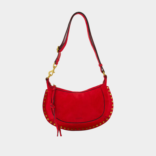 Sac À Bandoulière Oskan Moon Gz - Isabel Marant - Cuir - Rouge