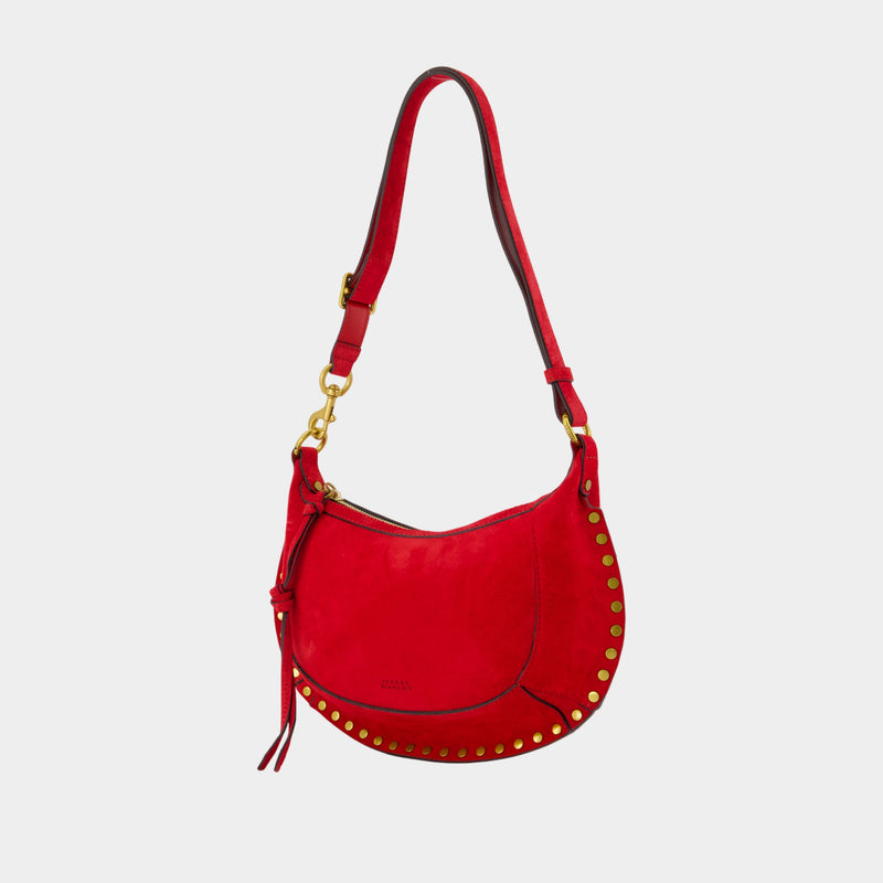Sac À Bandoulière Oskan Moon Gz - Isabel Marant - Cuir - Rouge