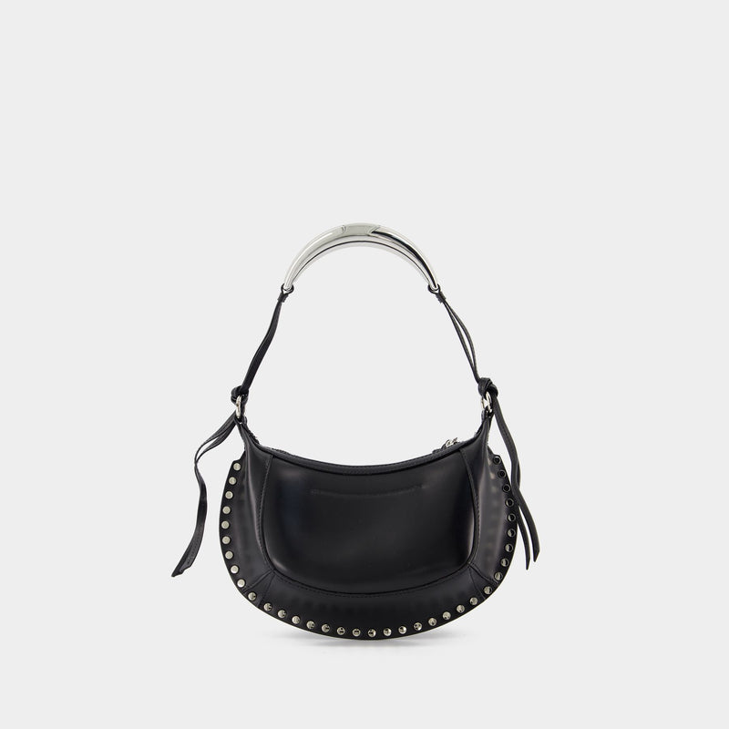 Sac À Main Oskan Moon - Isabel Marant - Cuir - Noir/Argenté