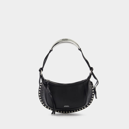 Sac À Main Oskan Moon - Isabel Marant - Cuir - Noir/Argenté