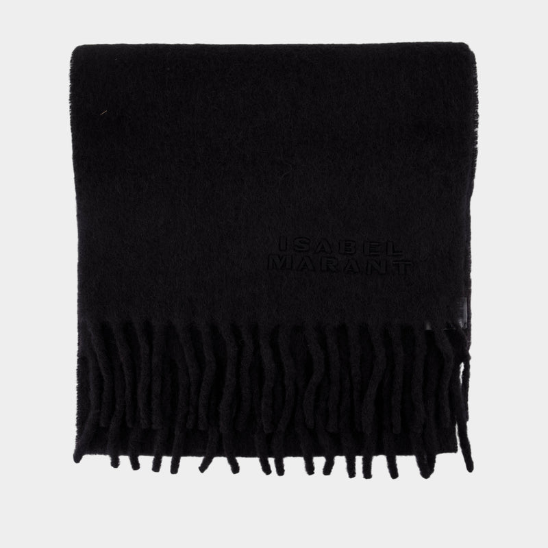 Écharpe Firny Gz - Isabel Marant - Laine - Noir