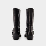 Bottes Antya - Isabel Marant - Cuir - Noir