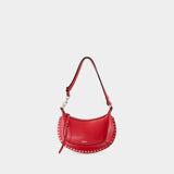 Sac À Bandoulière Oskan Moon Gd - Isabel Marant - Cuir - Rouge