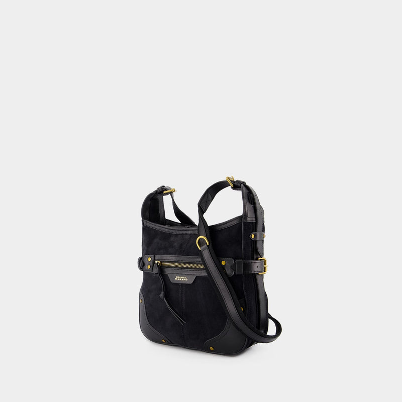 Sac À Bandoulière Sierra Hobo S Gd - Isabel Marant - Cuir - Noir