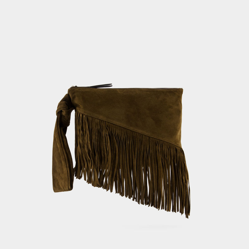 Pochette Faro Gd - Isabel Marant - Cuir - Métallique