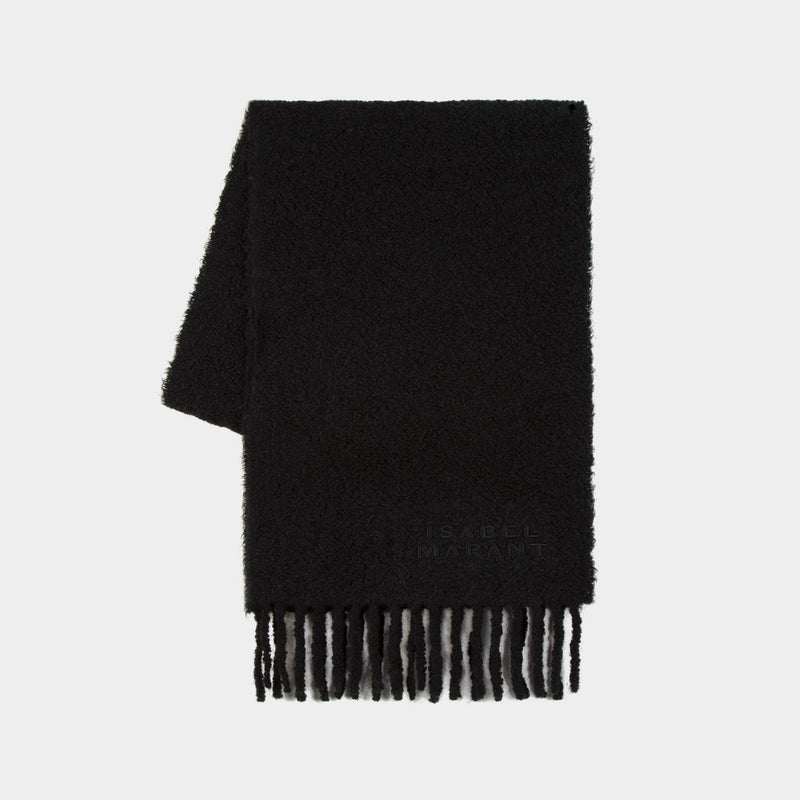 Echarpe Fouzy Gd - Isabel Marant - Laine - Noir