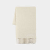 Echarpe Fouzy Gd - Isabel Marant - Laine - Blanc