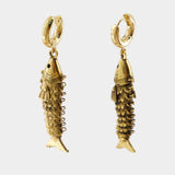 Boucles d'Oreilles Pendant Ga - Isabel Marant - Métal - Doré