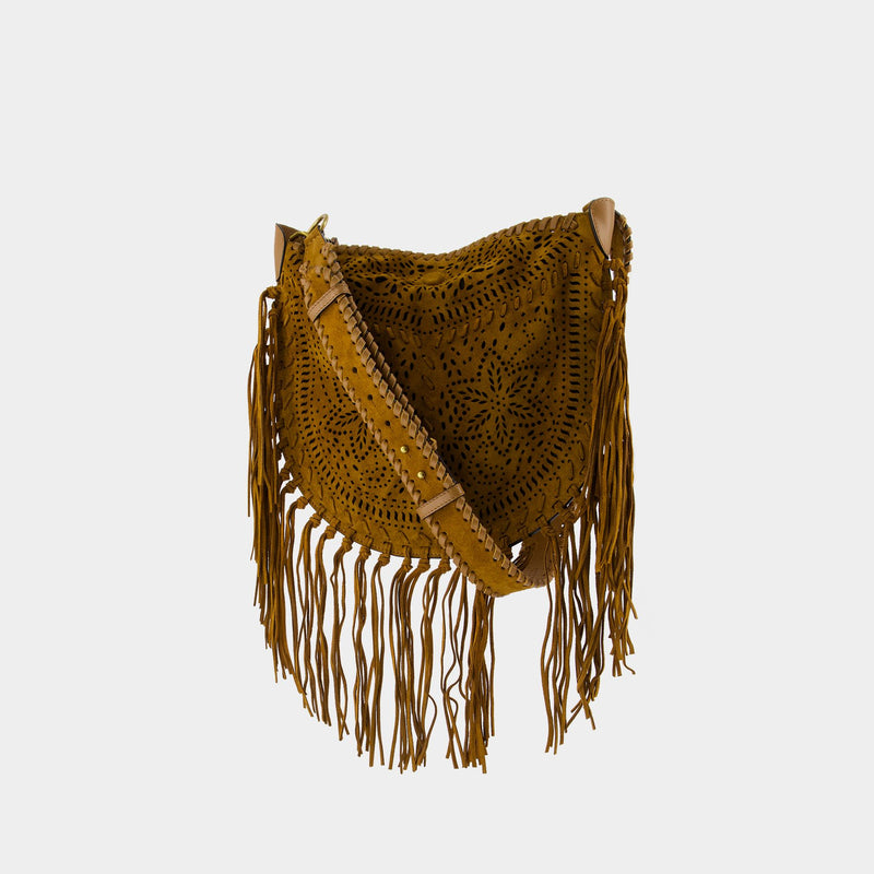 Sac À Bandoulière Oskan Soft Gd - Isabel Marant - Cuir - Marron