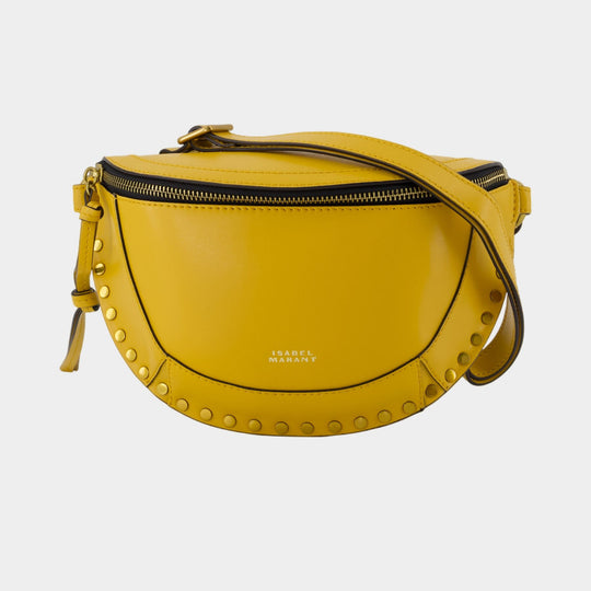 Sac À Bandoulière Skano Gz - Isabel Marant - Cuir - Jaune