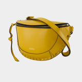 Sac À Bandoulière Skano Gz - Isabel Marant - Cuir - Jaune