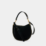 Sac Porté Épaule Oskan Soft Zip Gz - Isabel Marant - Cuir - Noir