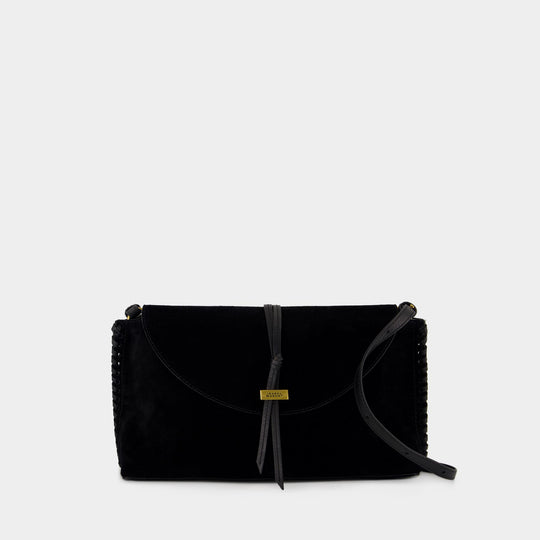 Sac Porté Épaule Silao Pouch Gb - Isabel Marant - Cuir - Noir