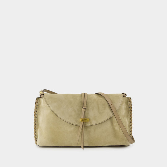 Sac Porté Épaule Silao Pouch Gb - Isabel Marant - Cuir - Beige