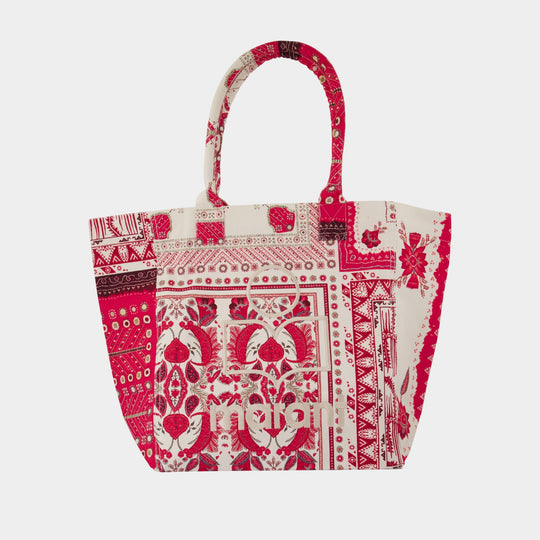 Cabas Yenky Ge - Isabel Marant - Coton - Rouge