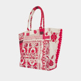 Cabas Yenky Ge - Isabel Marant - Coton - Rouge