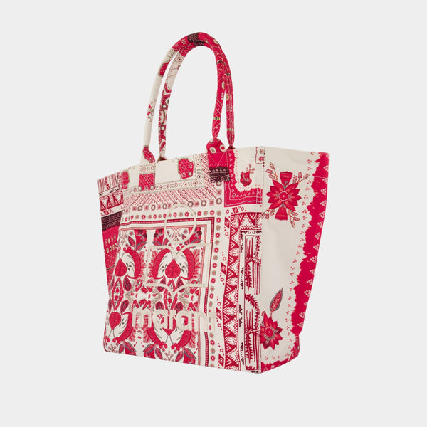 Cabas Yenky Ge - Isabel Marant - Coton - Rouge