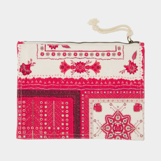 Pochette Netia Ge - Isabel Marant - Coton - Rouge