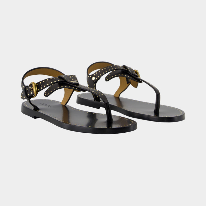 Sandales Joony Ge - Isabel Marant - Cuir - Noir