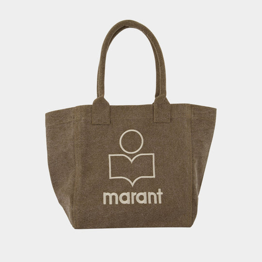 Cabas Small Yenky Gz - Isabel Marant - Coton - Kaki