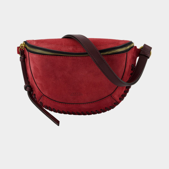 Sac À Bandoulière Skano Gz - Isabel Marant - Cuir - Rouge