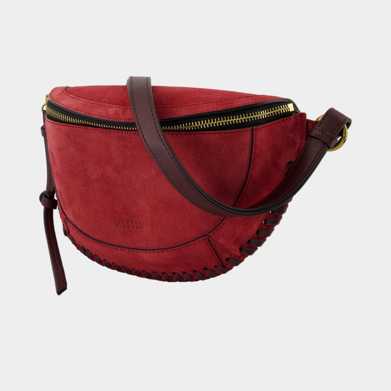 Sac À Bandoulière Skano Gz - Isabel Marant - Cuir - Rouge