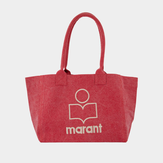 Cabas Yenky Zipped Gz - Isabel Marant - Coton - Rouge