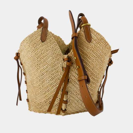 Sac À Bandoulière Tampa Mini - Isabel Marant - Raphia - Neutre