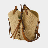Sac À Bandoulière Tampa Mini - Isabel Marant - Raphia - Neutre