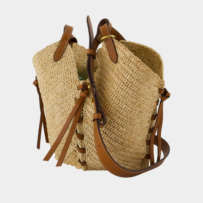 Sac À Bandoulière Tampa Mini - Isabel Marant - Raphia - Neutre