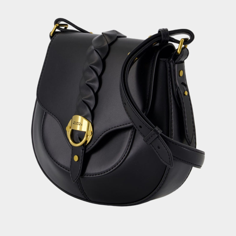 Sac À Bandoulière Altay Small - Isabel Marant - Cuir - Noir