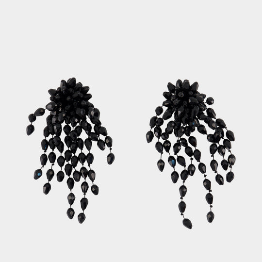 Boucles D'oreilles Clip Ga - Isabel Marant - Métal - Noir