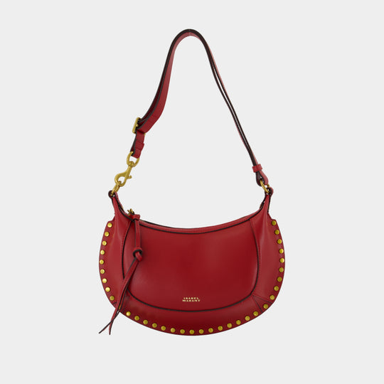 Sac Porté Épaule Oskan Moon Ga - Isabel Marant - Cuir - Rouge