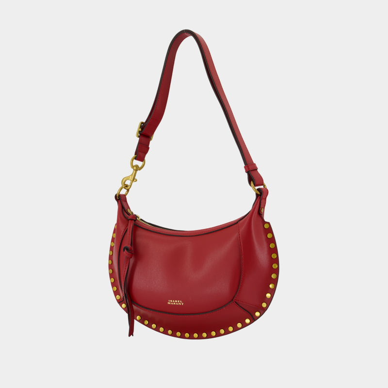 Sac Porté Épaule Oskan Moon Ga - Isabel Marant - Cuir - Rouge