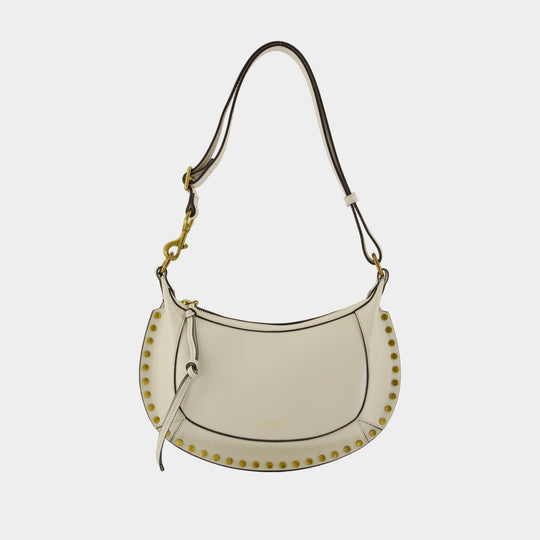 Sac Porté Épaule Oskan Moon Ga - Isabel Marant - Cuir - Blanc