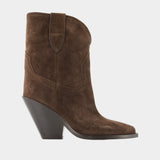 Bottes Leyane - Isabel Marant - Cuir - Marron