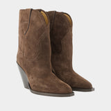 Bottes Leyane - Isabel Marant - Cuir - Marron