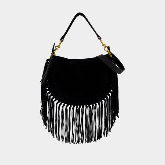 Sac À Bandoulière Oskan Soft Ga - Isabel Marant - Cuir - Noir