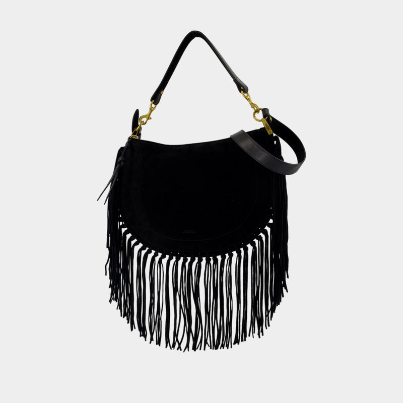 Sac À Bandoulière Oskan Soft Ga - Isabel Marant - Cuir - Noir