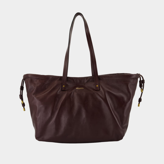 Sac Porté Épaule Silven Gb - Isabel Marant - Cuir - Bordeaux
