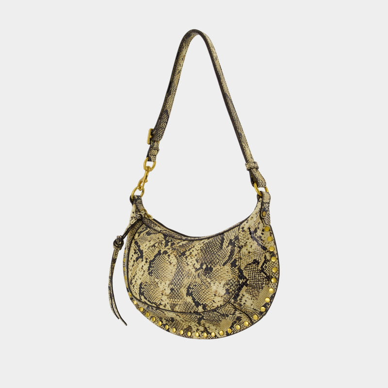 Sac Porté Épaule Oskan Moon Gb - Isabel Marant - Cuir - Beige