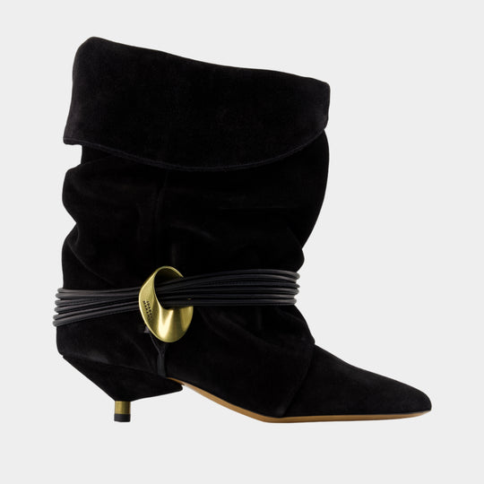 Bottes Edrika Gz - Isabel Marant - Cuir - Noir
