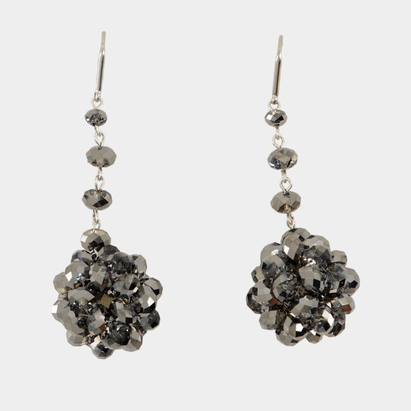 Boucles D'oreilles Pendant Ga - Isabel Marant - Métal - Noir