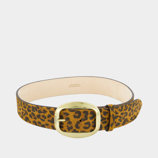 Ceinture Dara Ga - Isabel Marant - Cuir - Imprimé