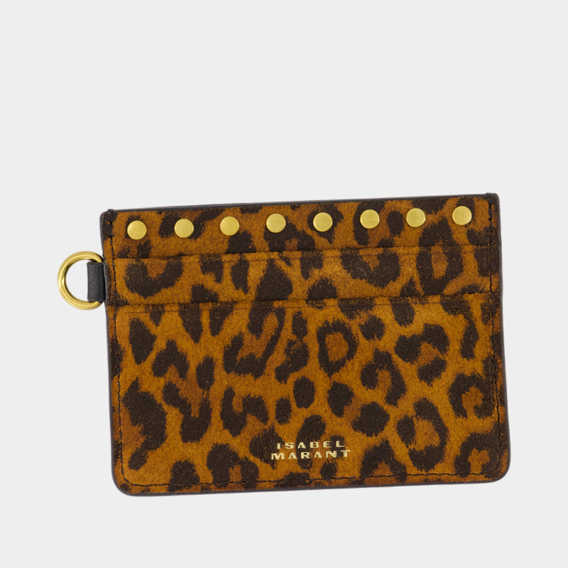 Porte-Carte Gb - Isabel Marant - Cuir - Imprimé